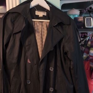 MICHAEL Michael Kors Black Trench Coat